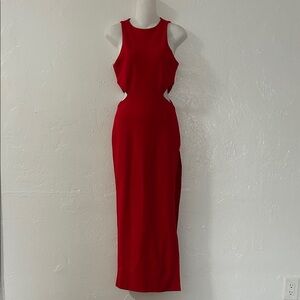 Fashion Nova Red Prom Dress